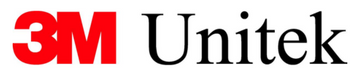 The logo for 3M Unitek, featuring the red '3M' wordmark and black 'Unitek' text on a white background.